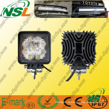 9PCS*3W LED Arbeitslicht, 27W Epsitar LED Arbeitslicht, Spot/Flut LED Arbeitslicht für LKW.